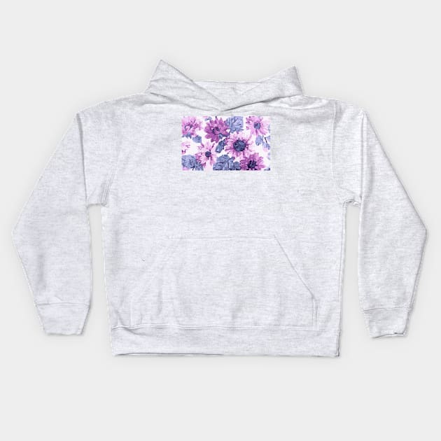 Painted Flower Kids Hoodie by jrepkin